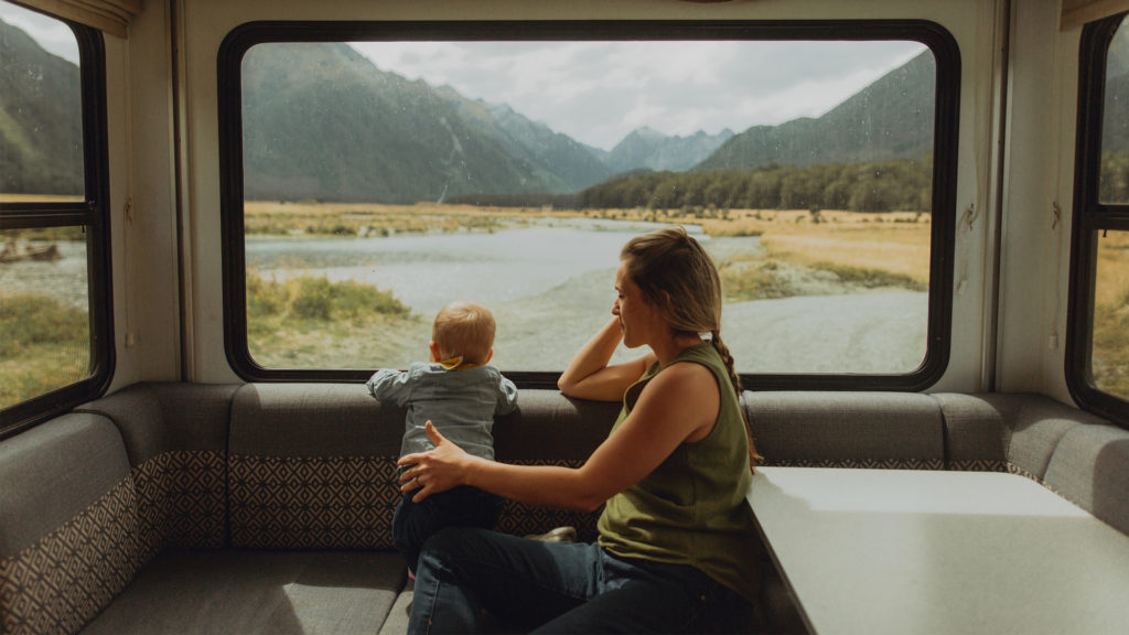 living in an rv with kids