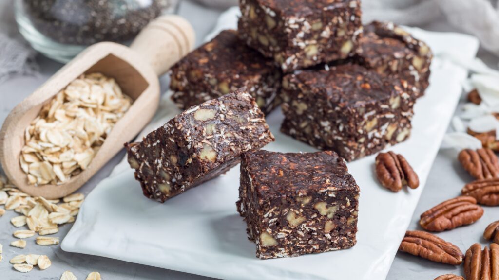 Chocolate Date Energy Bars
