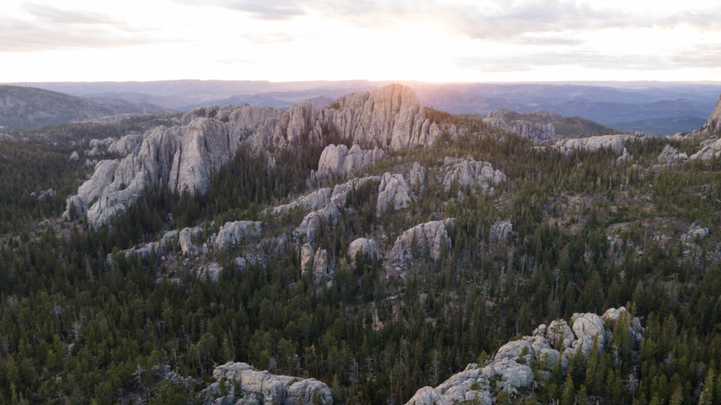 Black Elk Peak (Harney Peak) in South Dakota