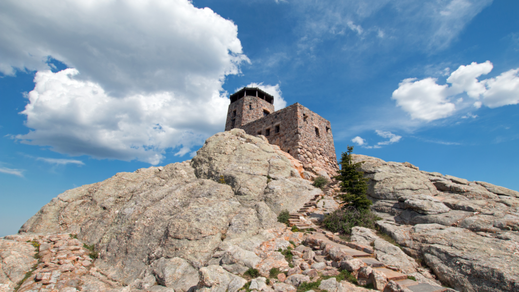 Black Elk Peak (Harney Peak) in South Dakota