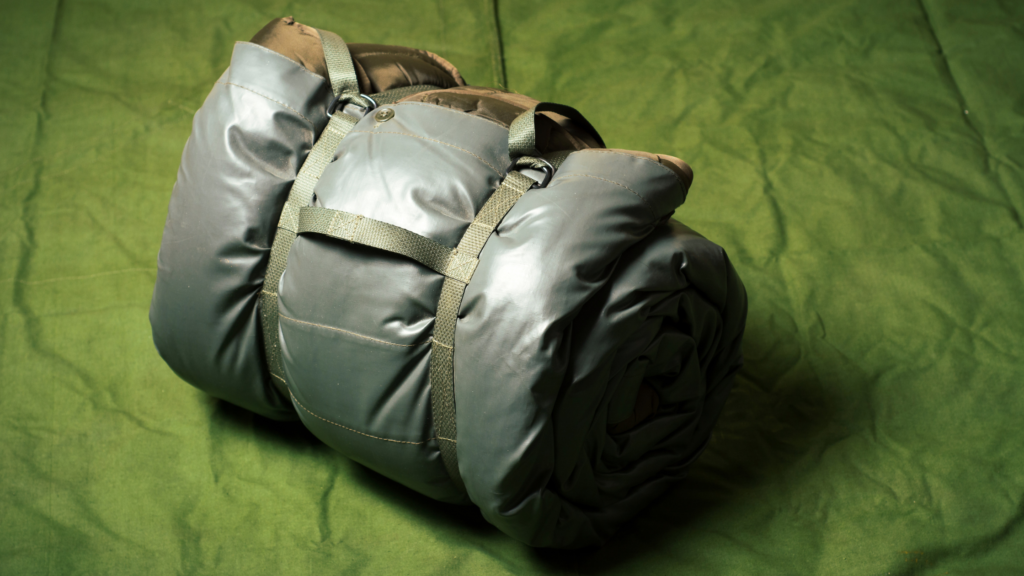 how to fold a sleeping bag
