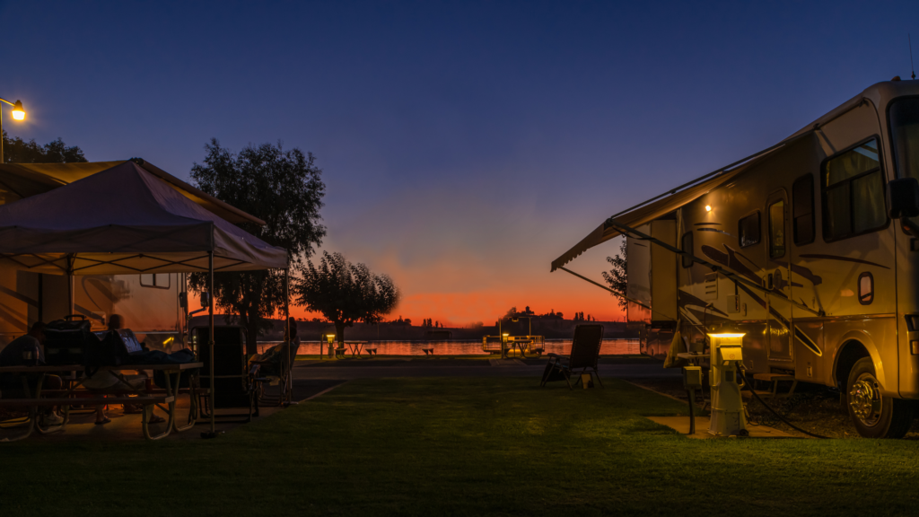 What are the monthly RV parking rates?