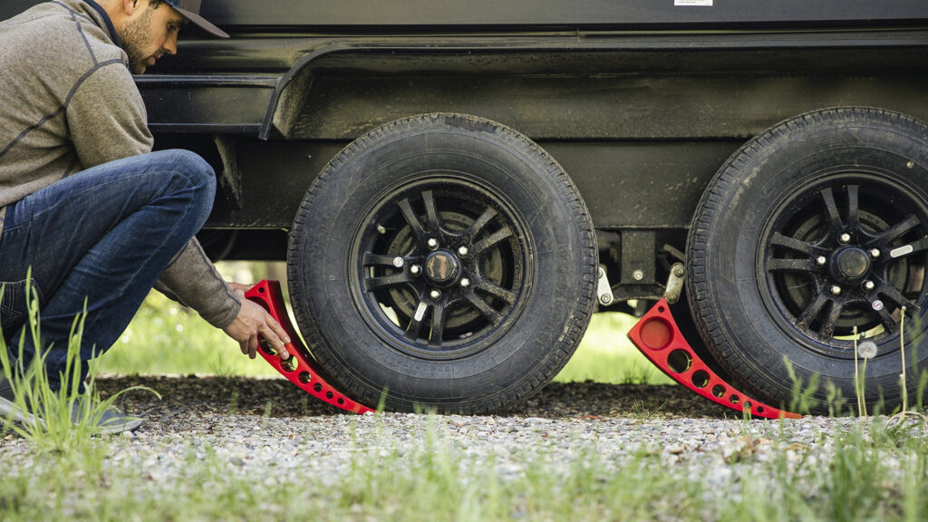 camper leveling system