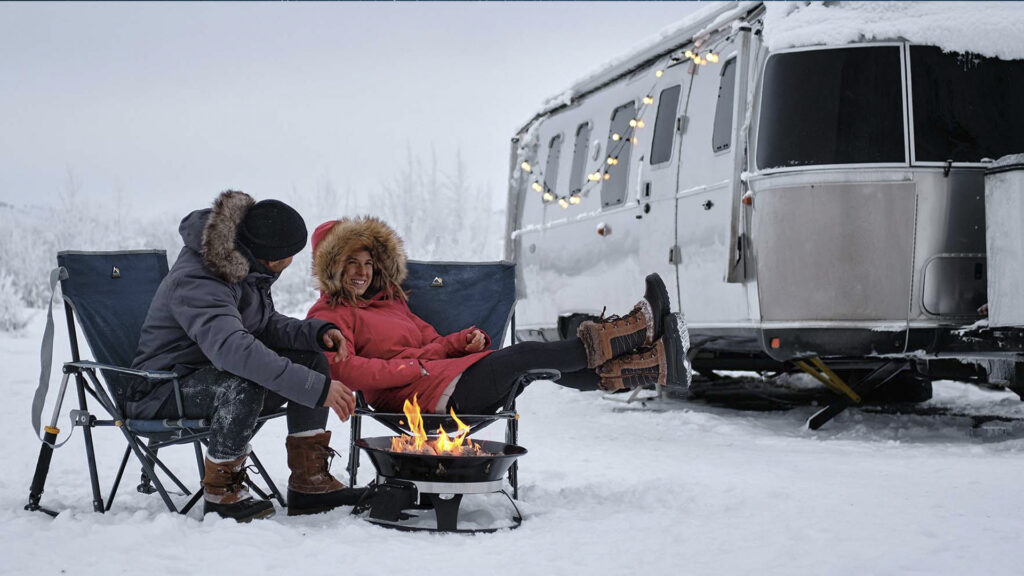 how to stay warm while camping