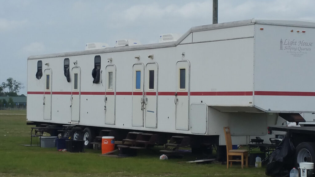 small bunkhouse camper