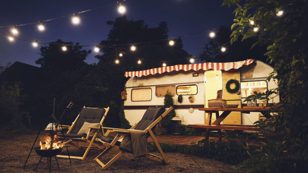 rv campsite decorating ideas