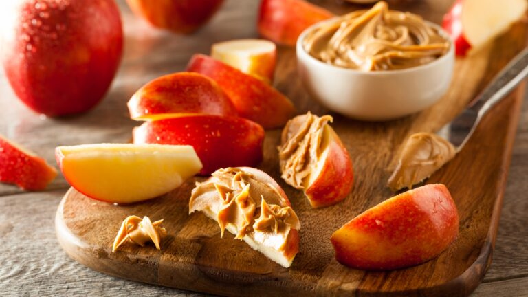 Healthy Snacks: Almond Butter or Peanut Butter With Fruit