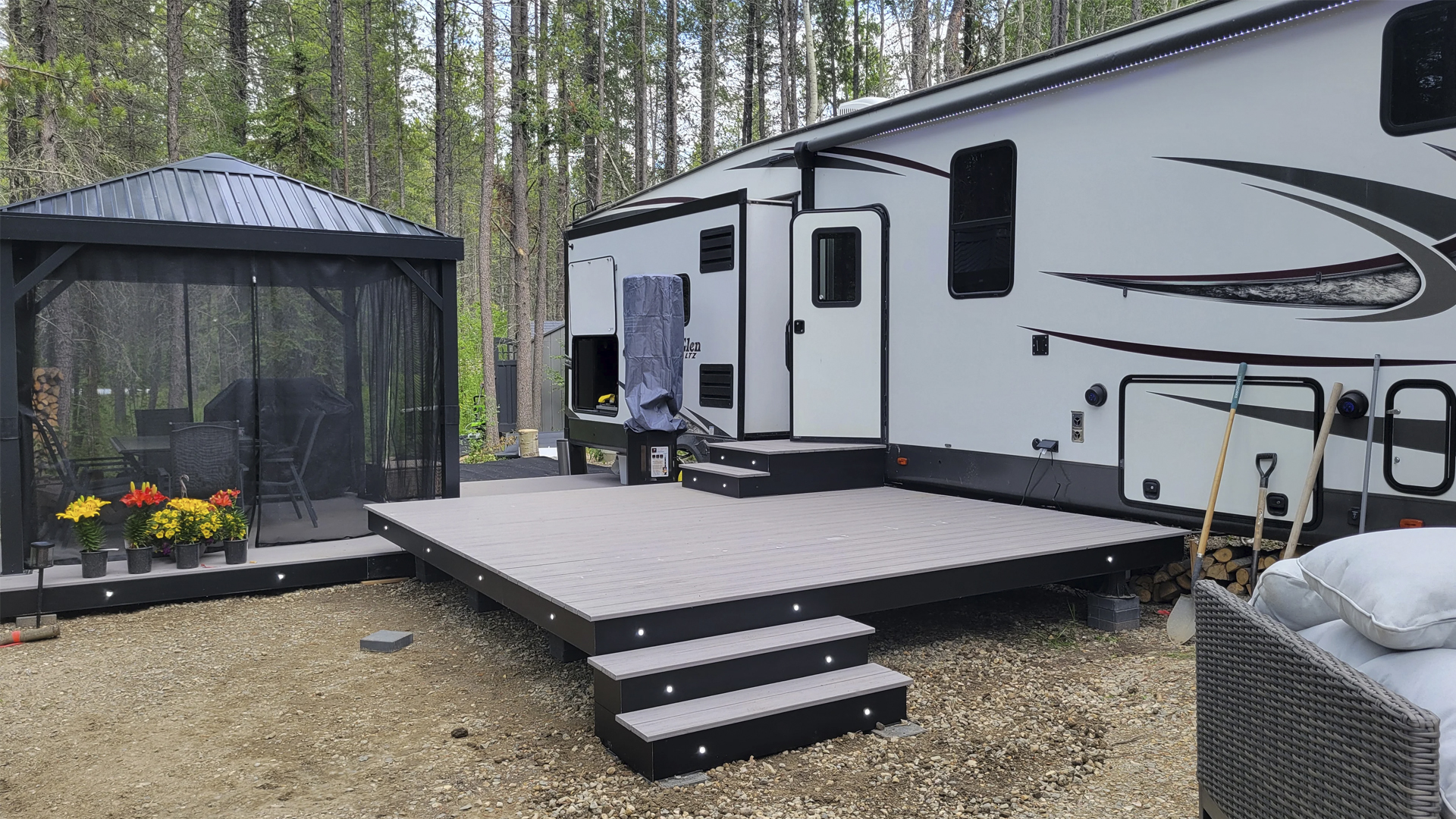 10 RV Deck Ideas for Your Travel Trailer