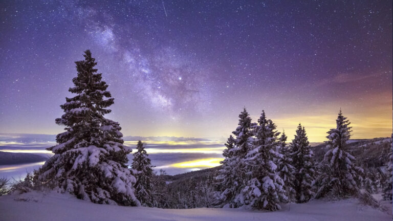 Milky Way at higher altitudes